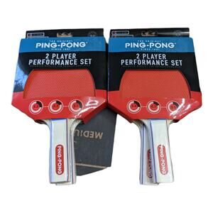 The Original PING PONG (2)2-Player Performance Sets - 4 Racket/Paddle Pack